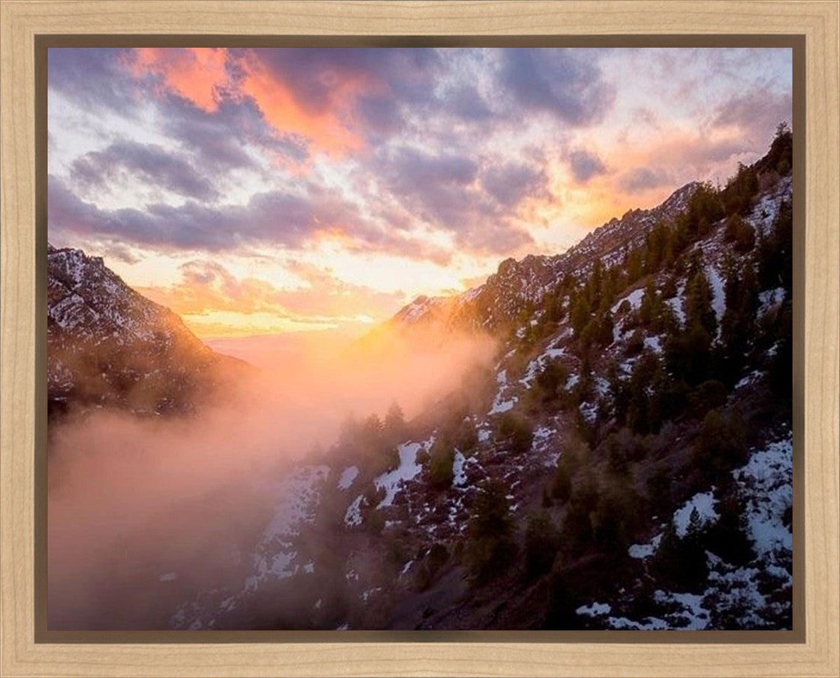 American Fork Canyon From Mutual Dell Gallery Wrap