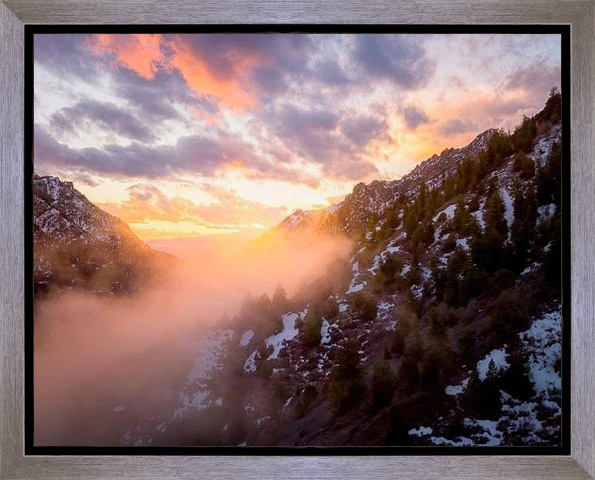 American Fork Canyon From Mutual Dell Gallery Wrap