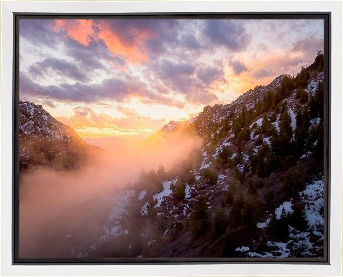 American Fork Canyon From Mutual Dell Gallery Wrap
