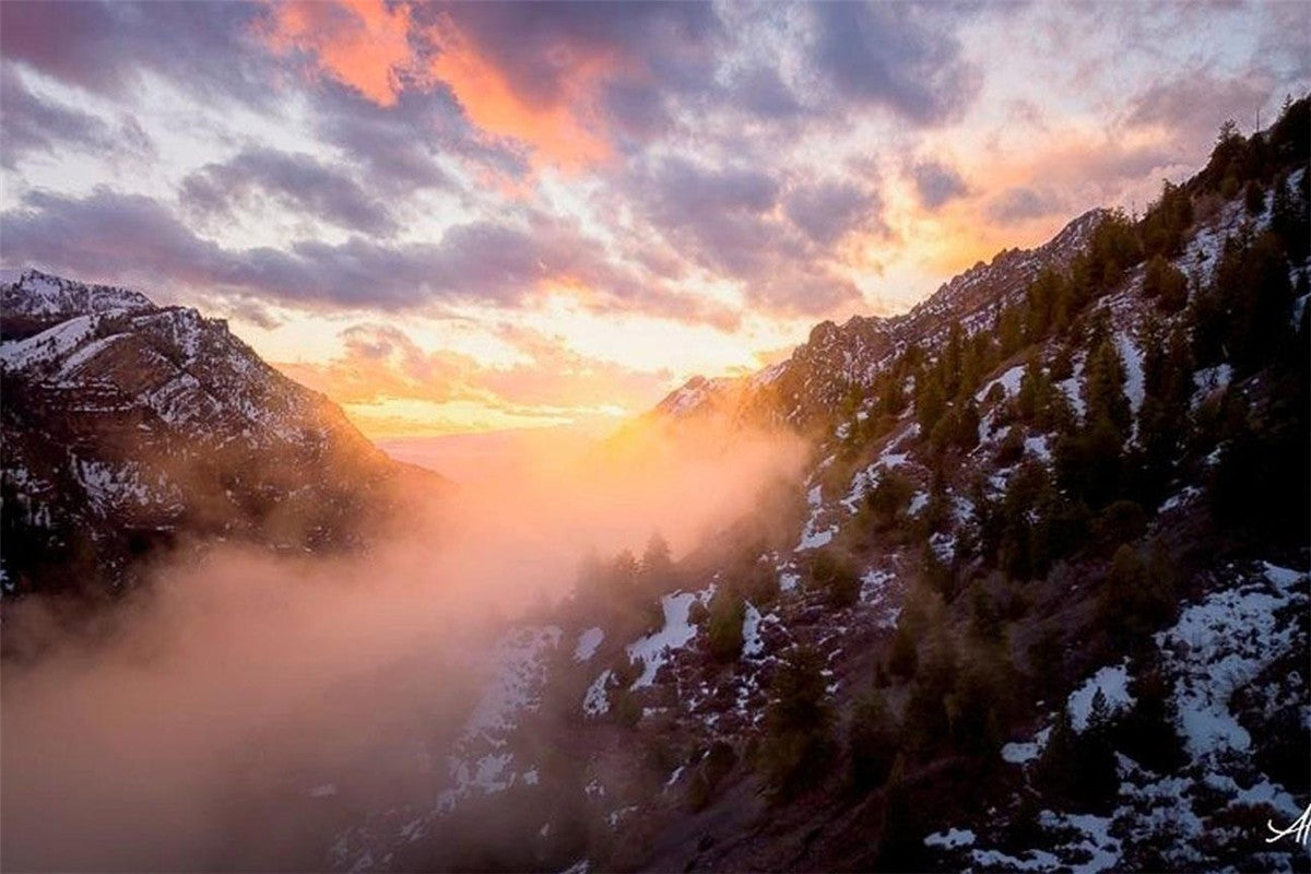 American Fork Canyon From Mutual Dell Gallery Wrap