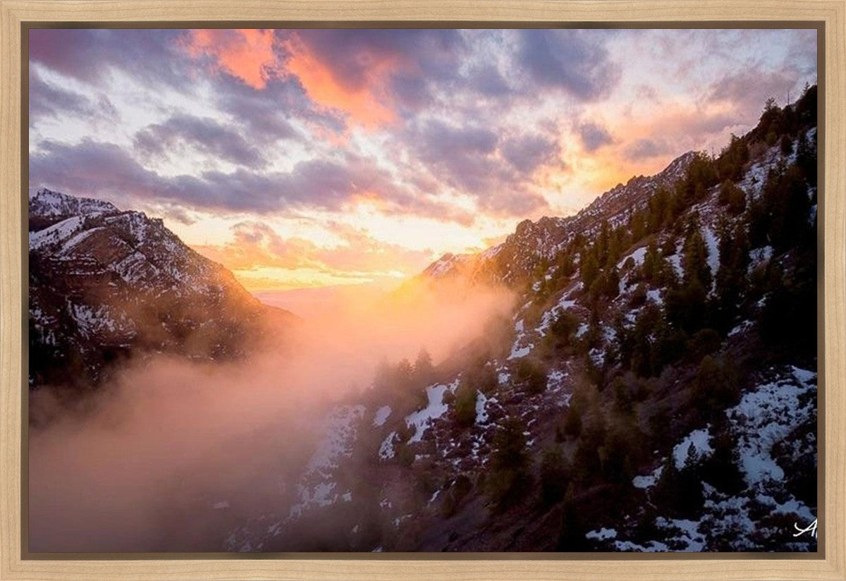American Fork Canyon From Mutual Dell Gallery Wrap