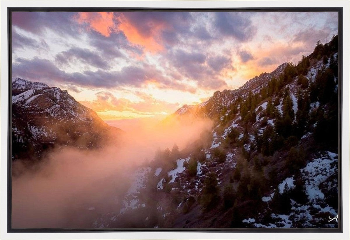 American Fork Canyon From Mutual Dell Gallery Wrap