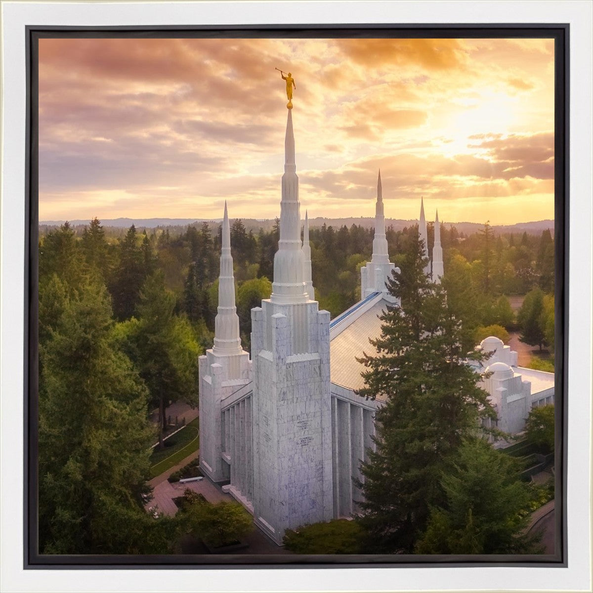 Portland From On High Gallery Wrap