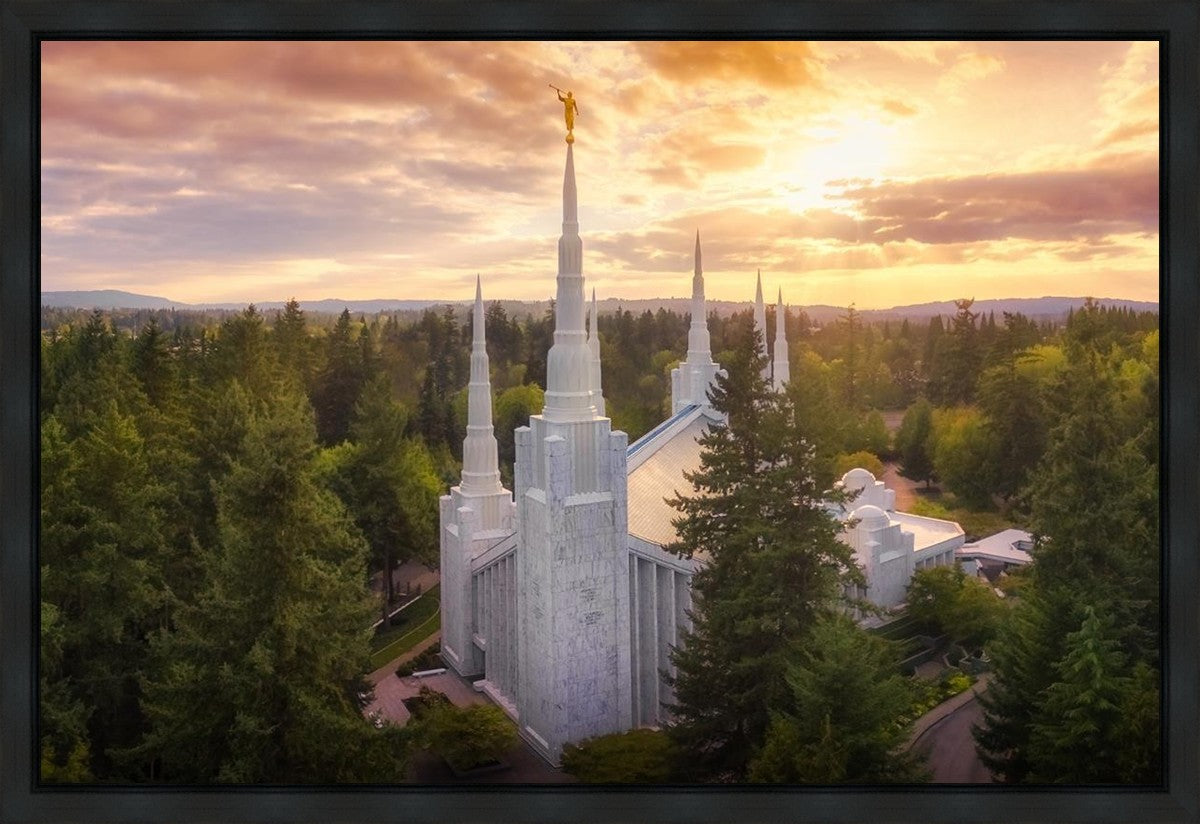Portland From On High Gallery Wrap