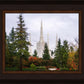 Portland Temple Forest Through The Trees