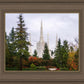 Portland Temple Forest Through The Trees