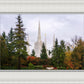 Portland Temple Forest Through The Trees