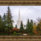 Portland Temple Forest Through The Trees