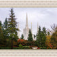 Portland Temple Forest Through The Trees