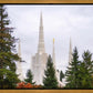 Portland Temple Forest Through The Trees