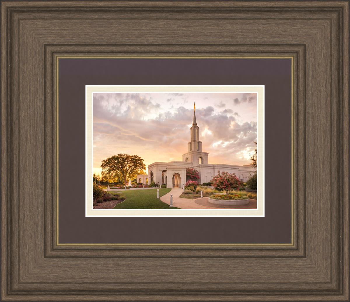 Sacramento Temple Sunset Panorama