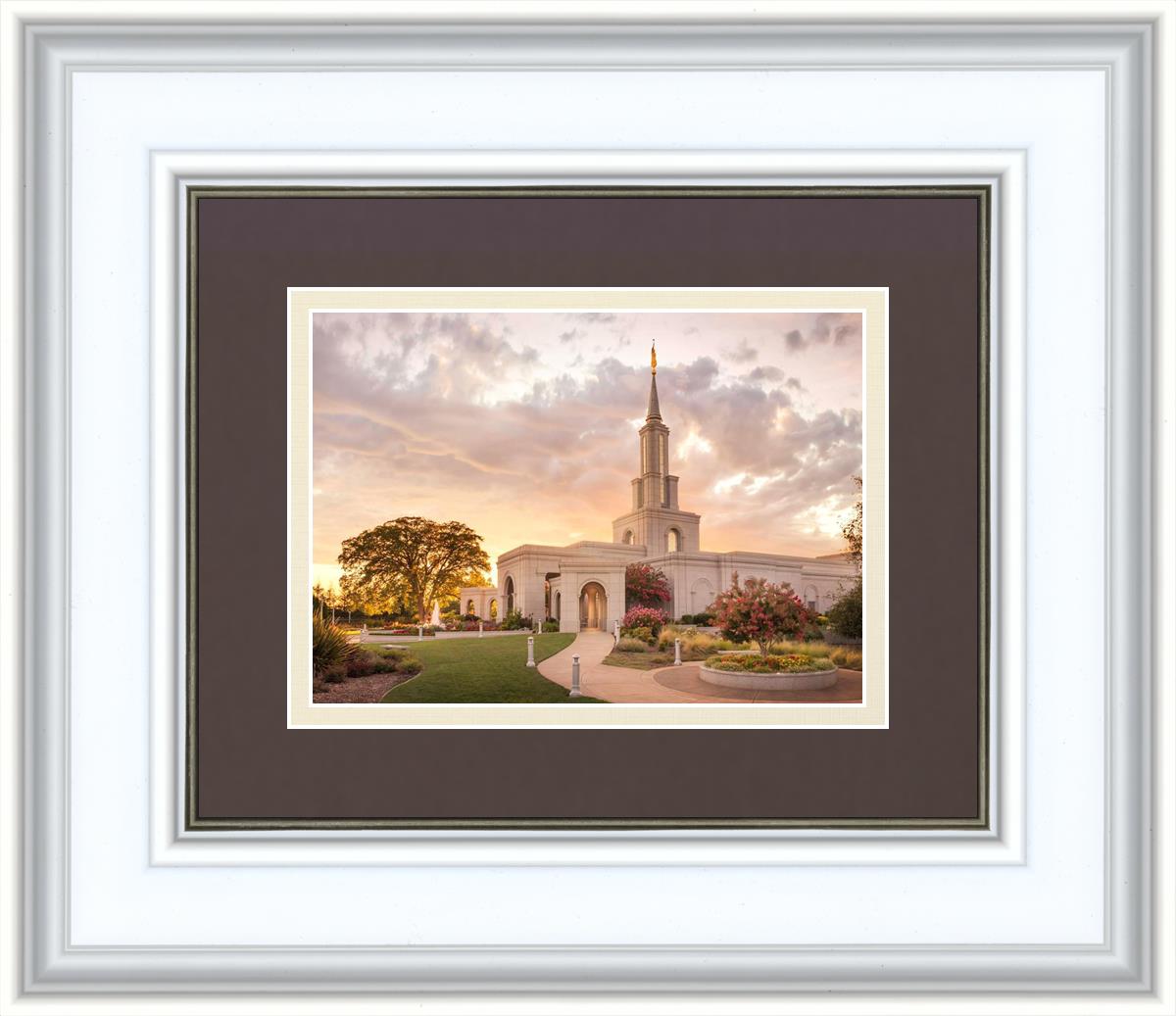 Sacramento Temple Sunset Panorama