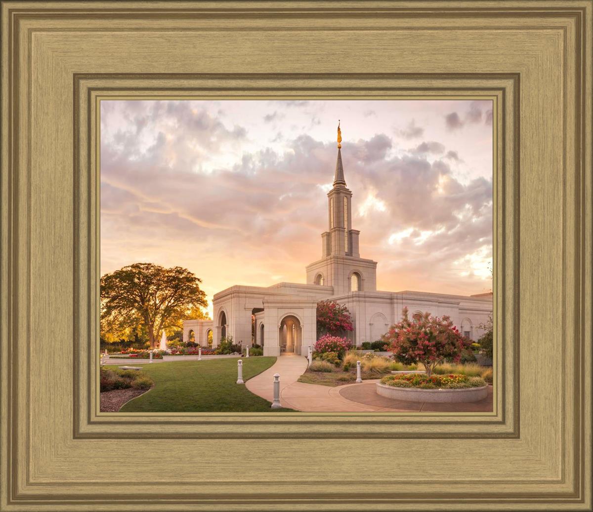 Sacramento Temple Sunset Panorama