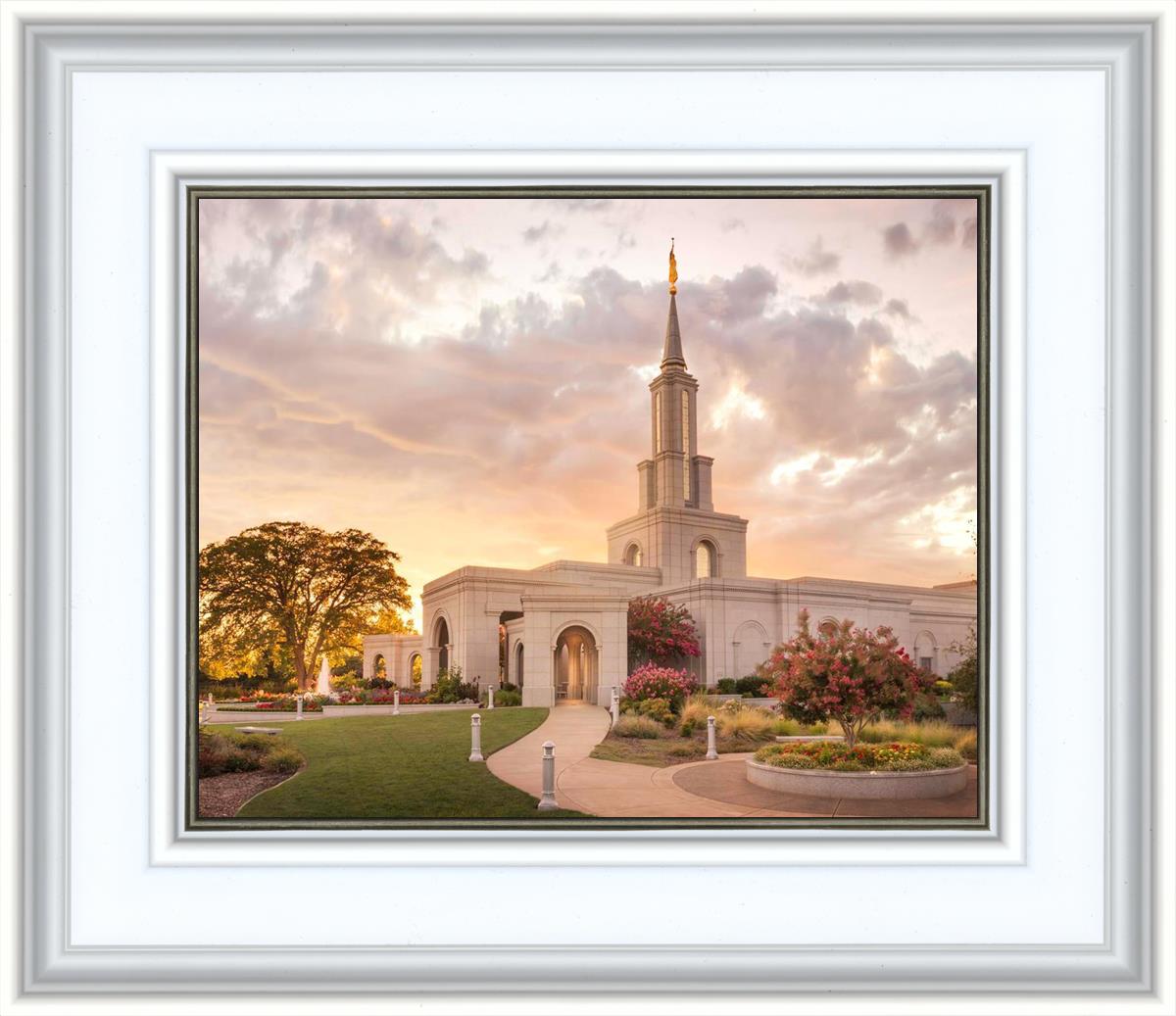 Sacramento Temple Sunset Panorama