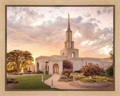 Sacramento Temple Sunset Panorama