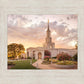 Sacramento Temple Sunset Panorama