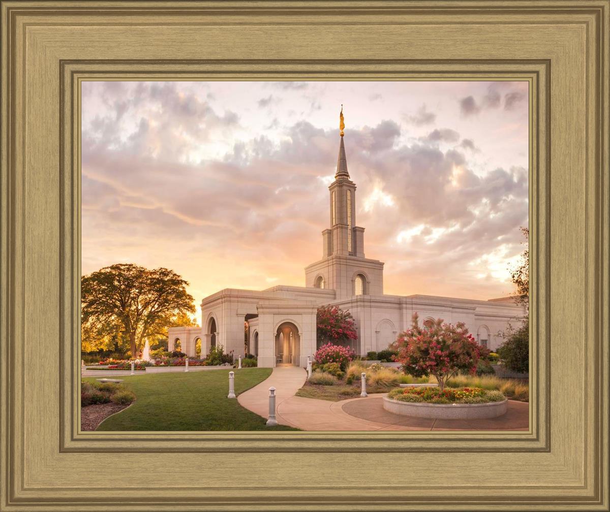 Sacramento Temple Sunset Panorama