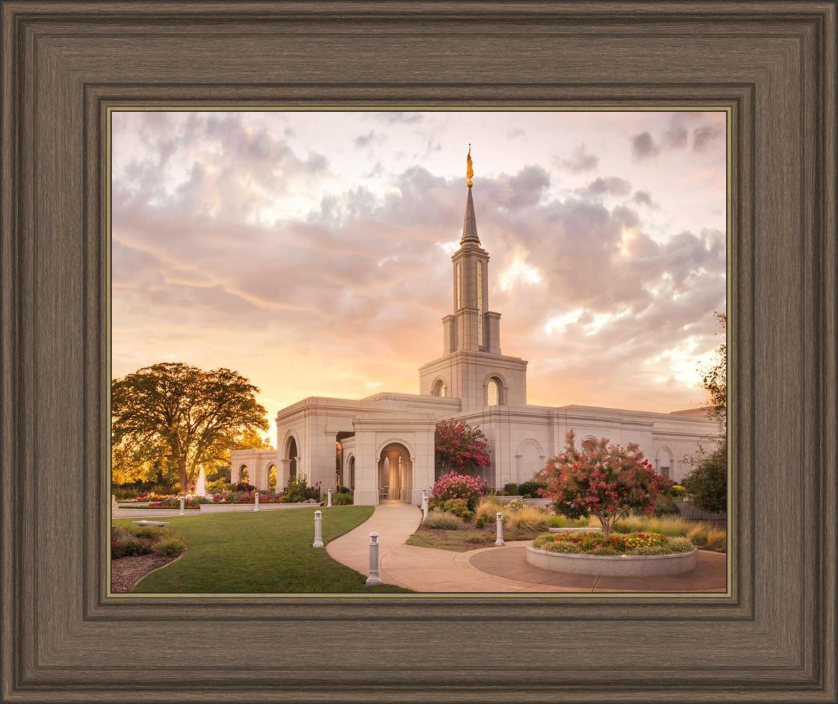 Sacramento Temple Sunset Panorama