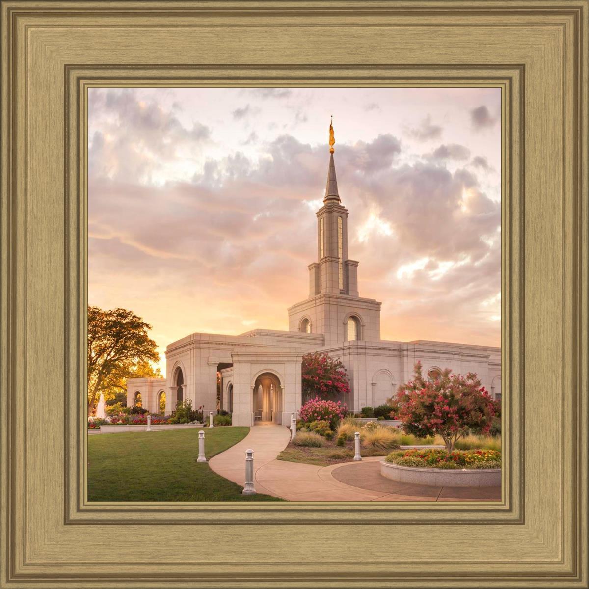 Sacramento Temple Sunset Panorama