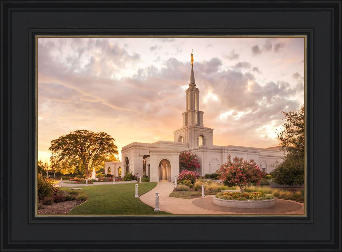 Sacramento Temple Sunset Panorama