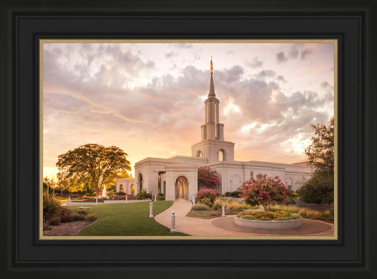 Sacramento Temple Sunset Panorama