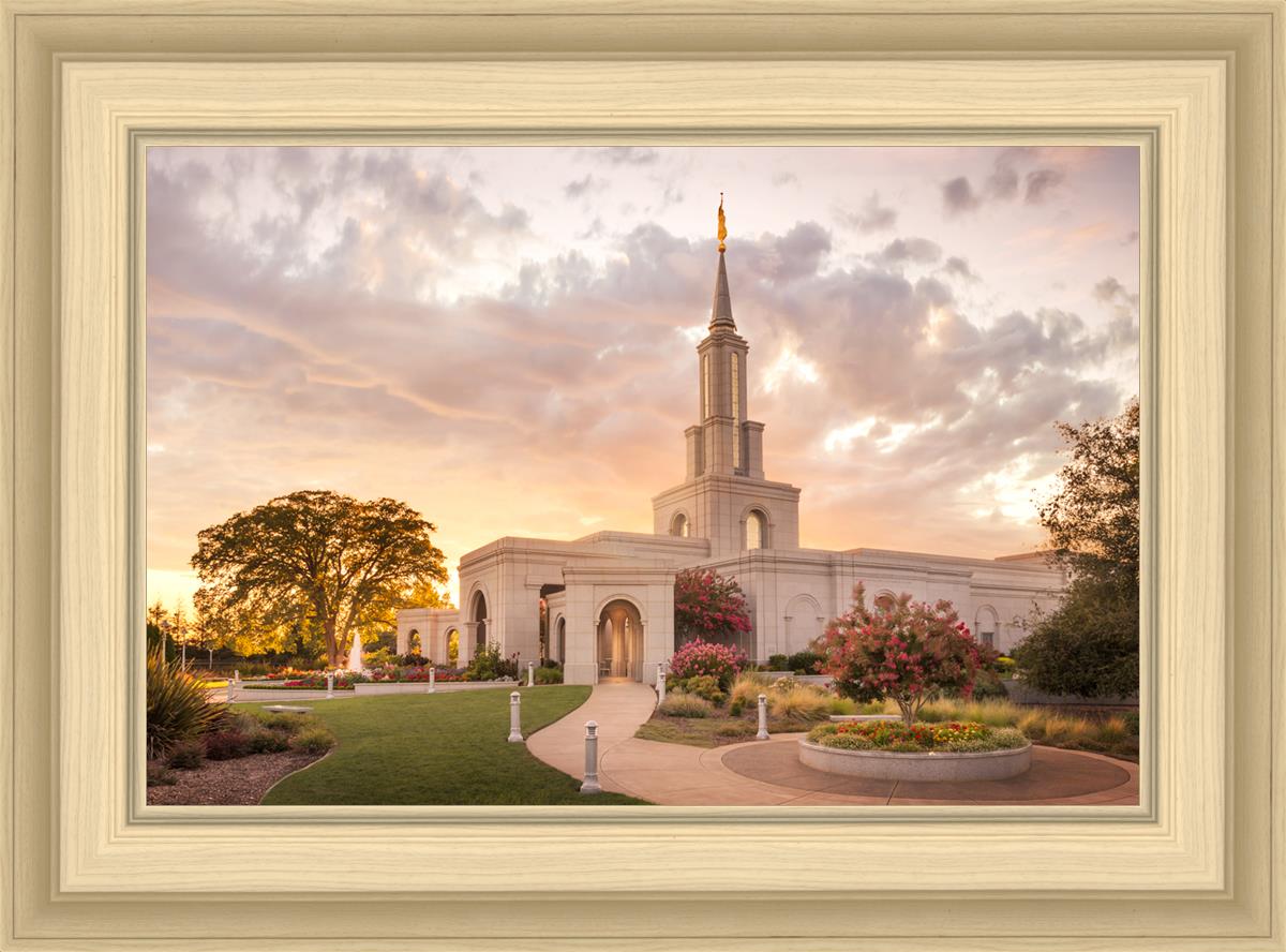Sacramento Temple Sunset Panorama