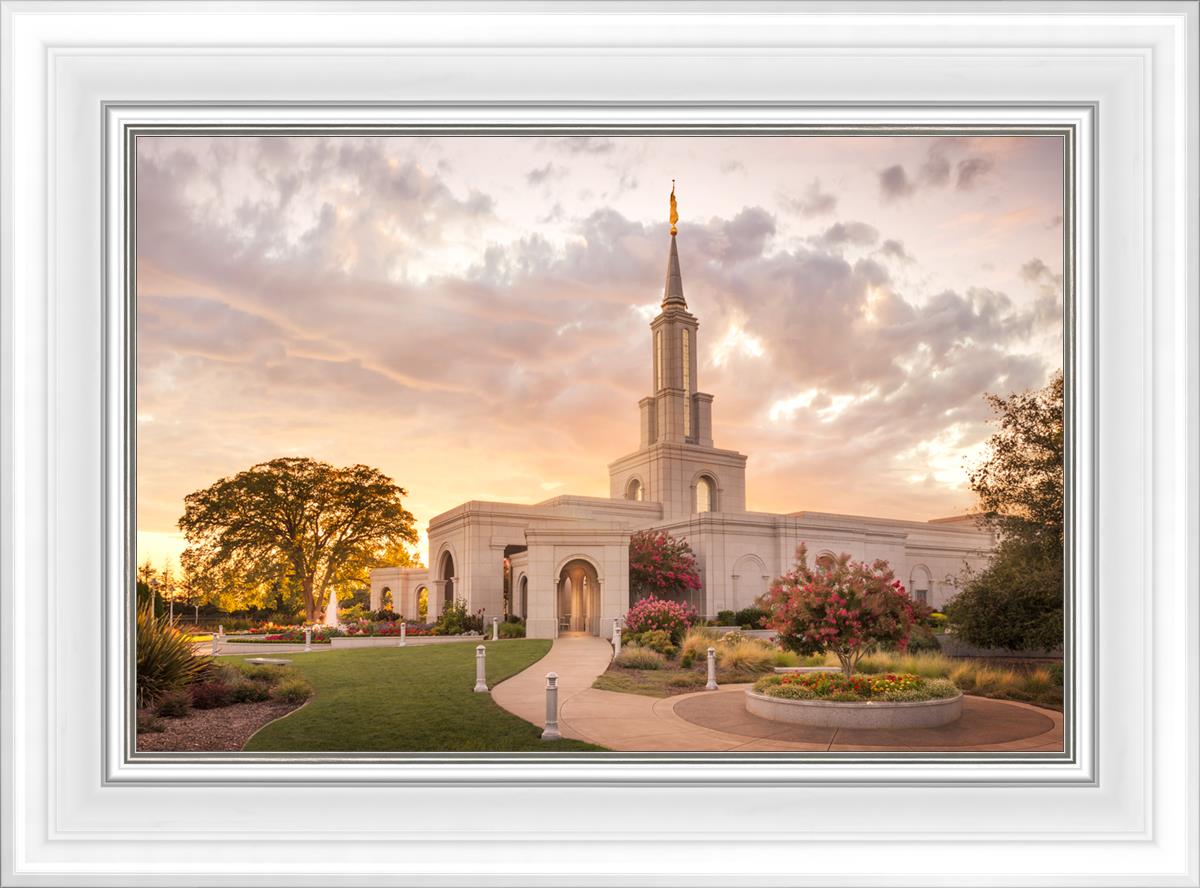 Sacramento Temple Sunset Panorama