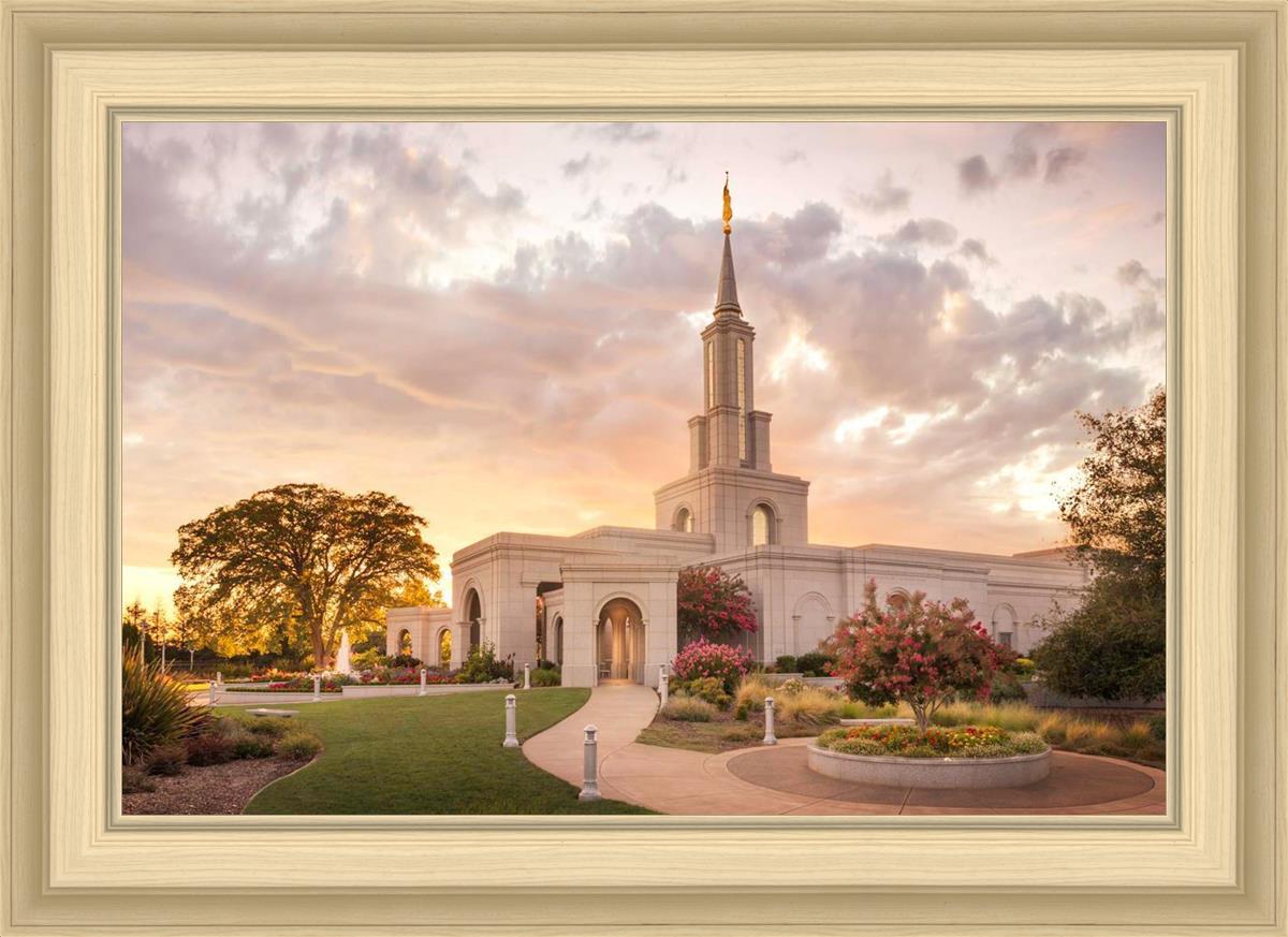 Sacramento Temple Sunset Panorama