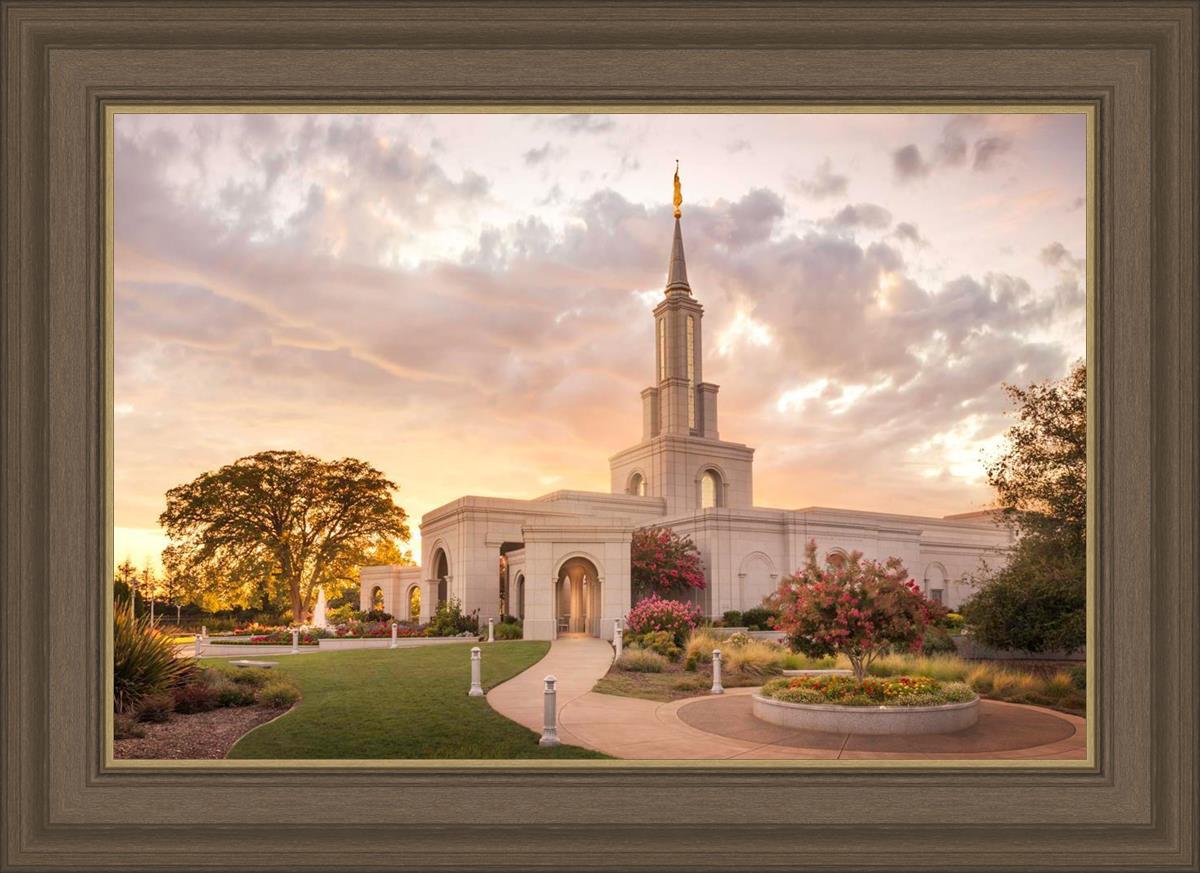 Sacramento Temple Sunset Panorama