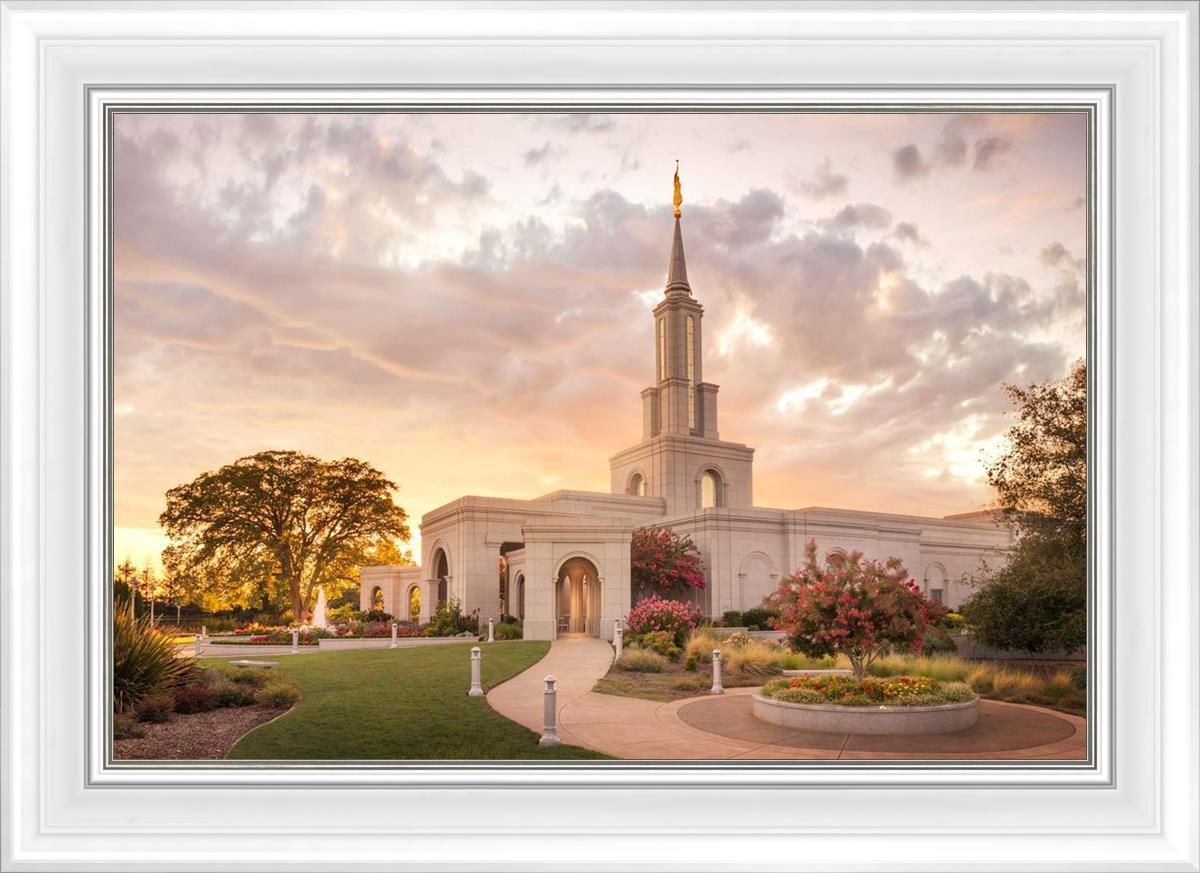 Sacramento Temple Sunset Panorama