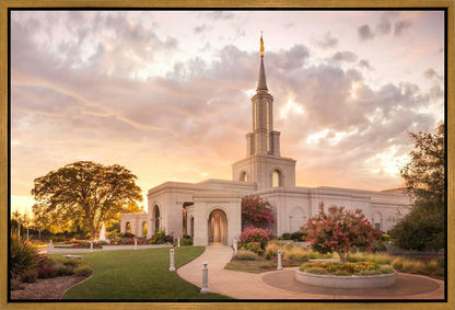 Sacramento Temple Sunset Panorama