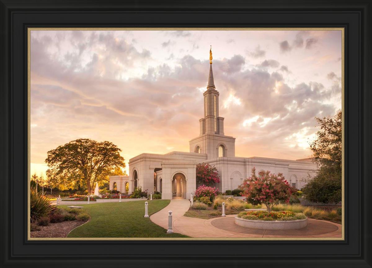 Sacramento Temple Sunset Panorama