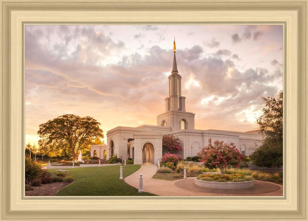 Sacramento Temple Sunset Panorama