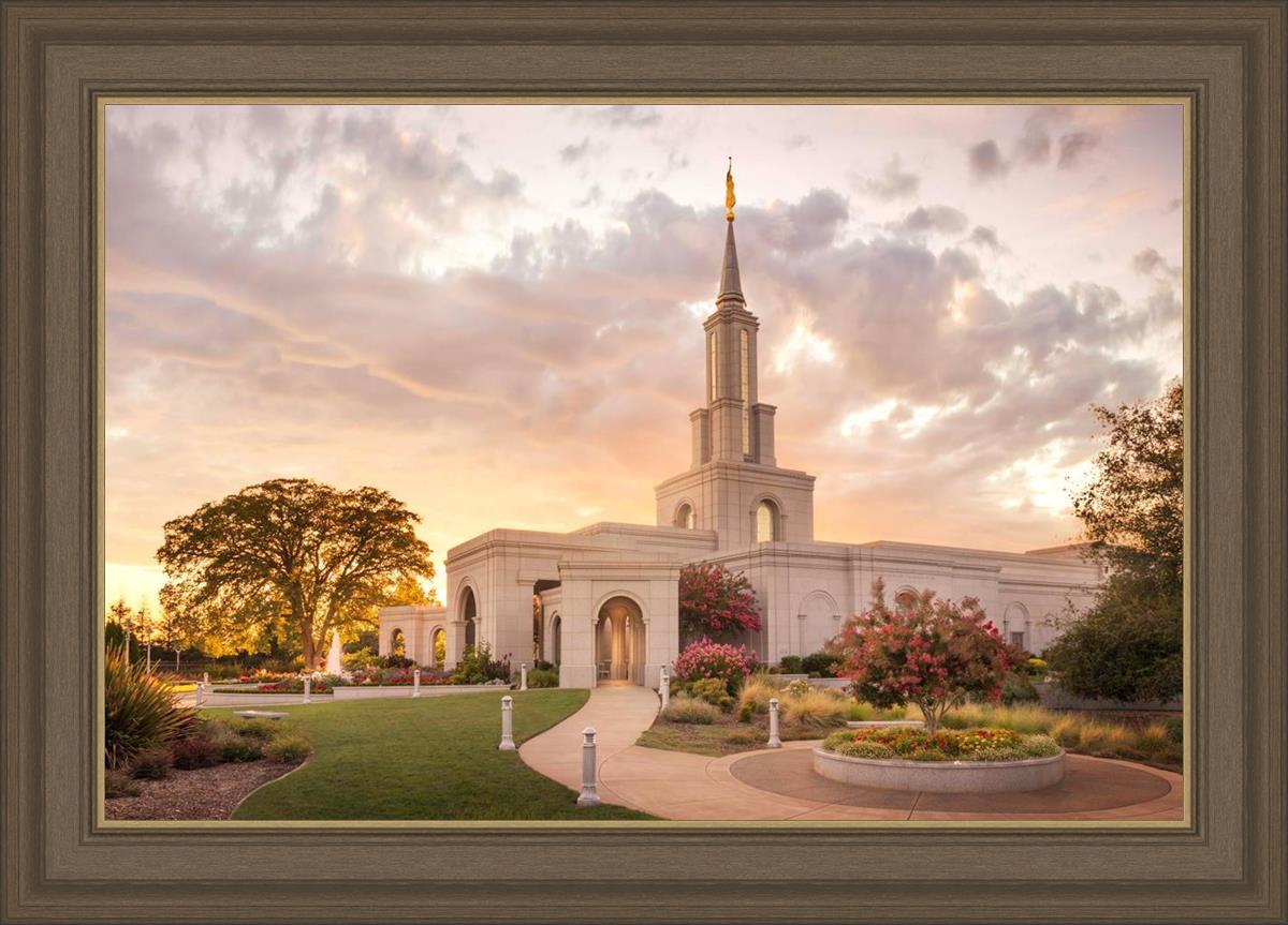 Sacramento Temple Sunset Panorama
