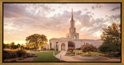 Sacramento Temple Sunset Panorama