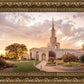 Sacramento Temple Sunset Panorama