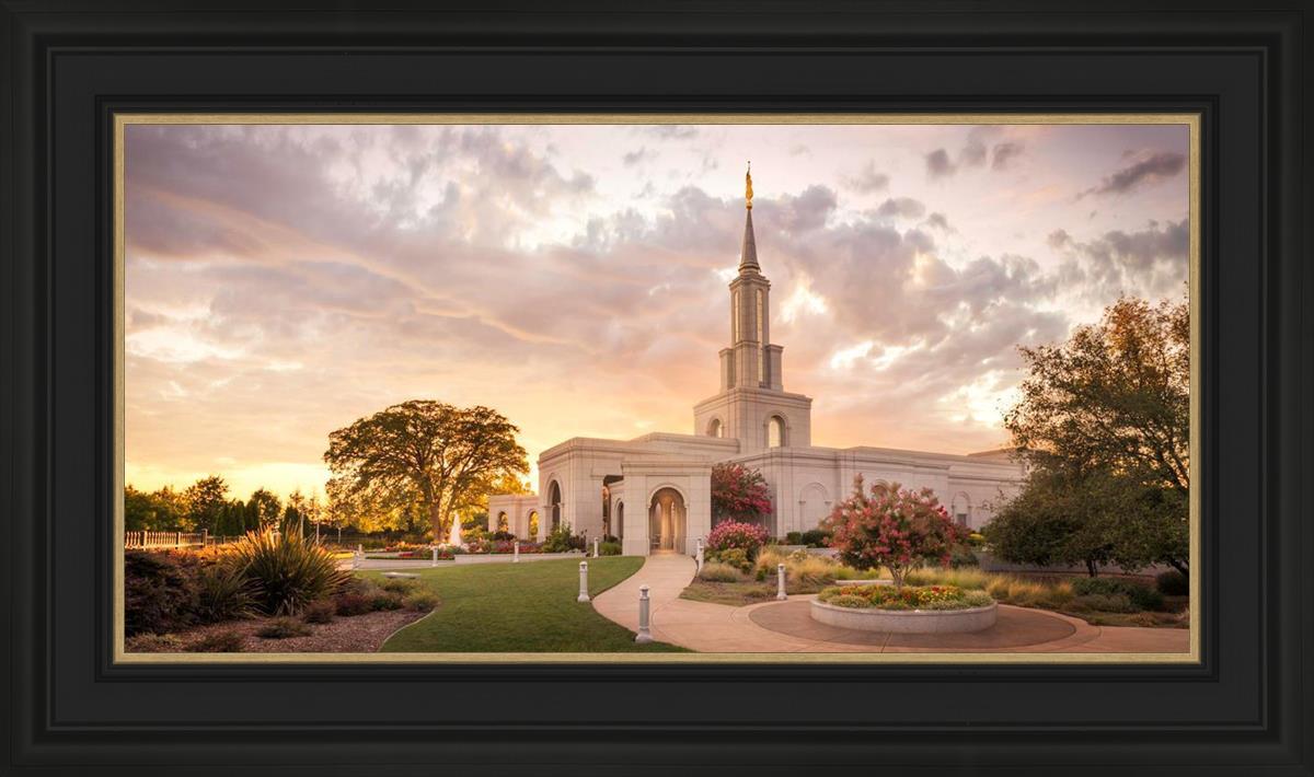 Sacramento Temple Sunset Panorama