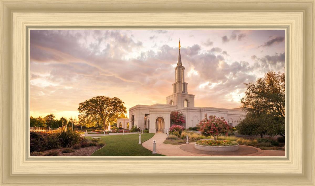 Sacramento Temple Sunset Panorama