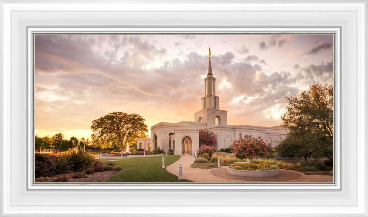 Sacramento Temple Sunset Panorama