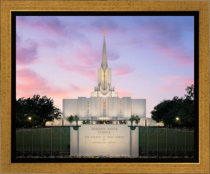 Jordan River Temple Eventide