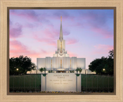 Jordan River Temple Eventide