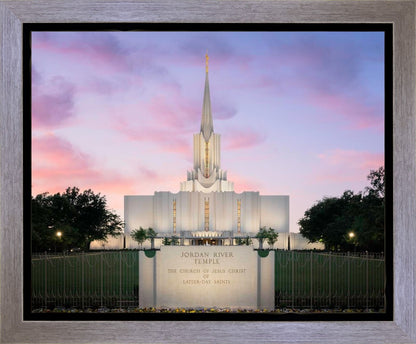 Jordan River Temple Eventide