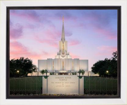 Jordan River Temple Eventide