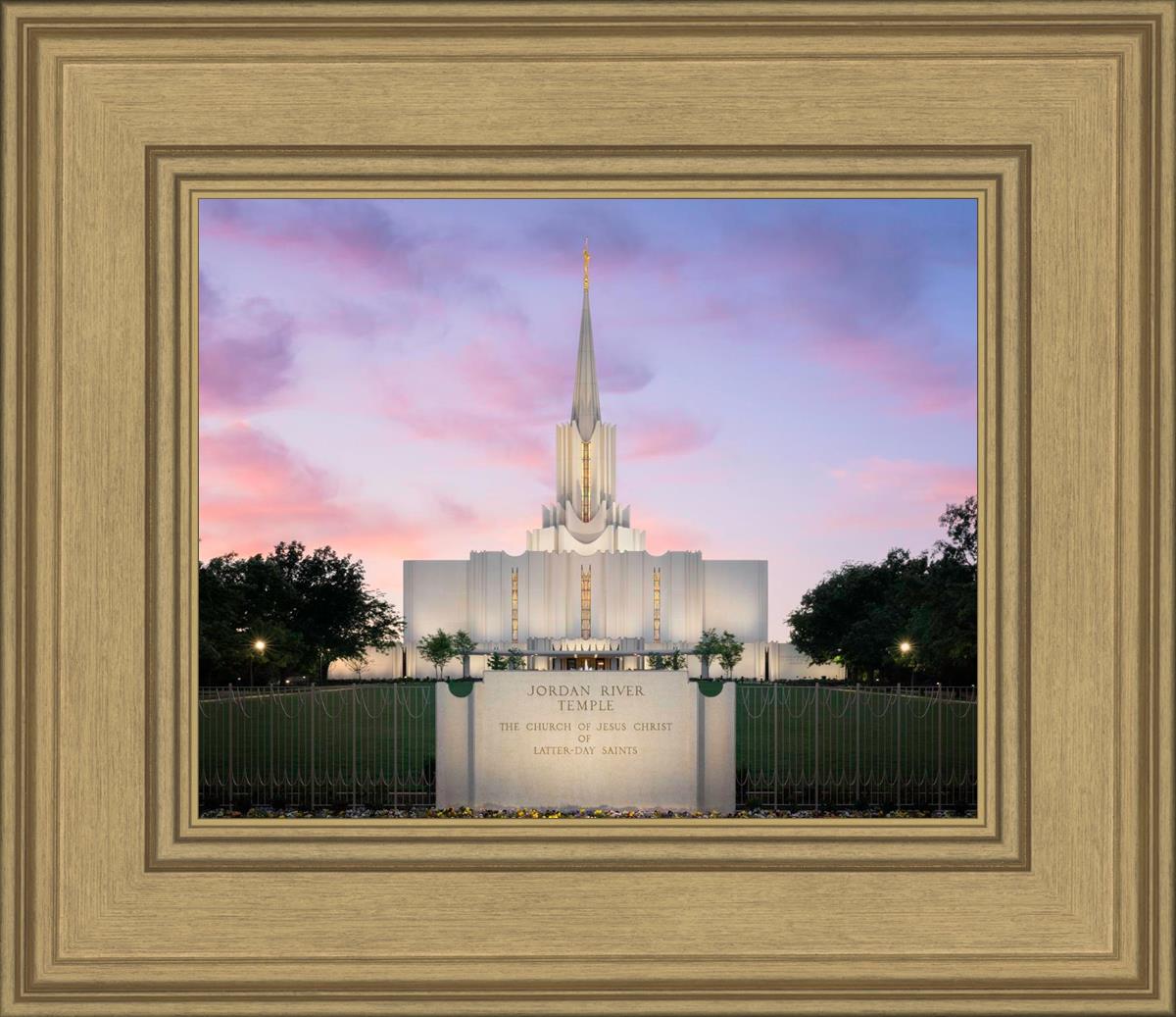 Jordan River Temple Eventide