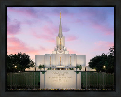 Jordan River Temple Eventide