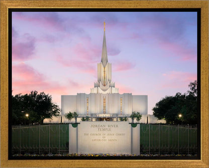 Jordan River Temple Eventide