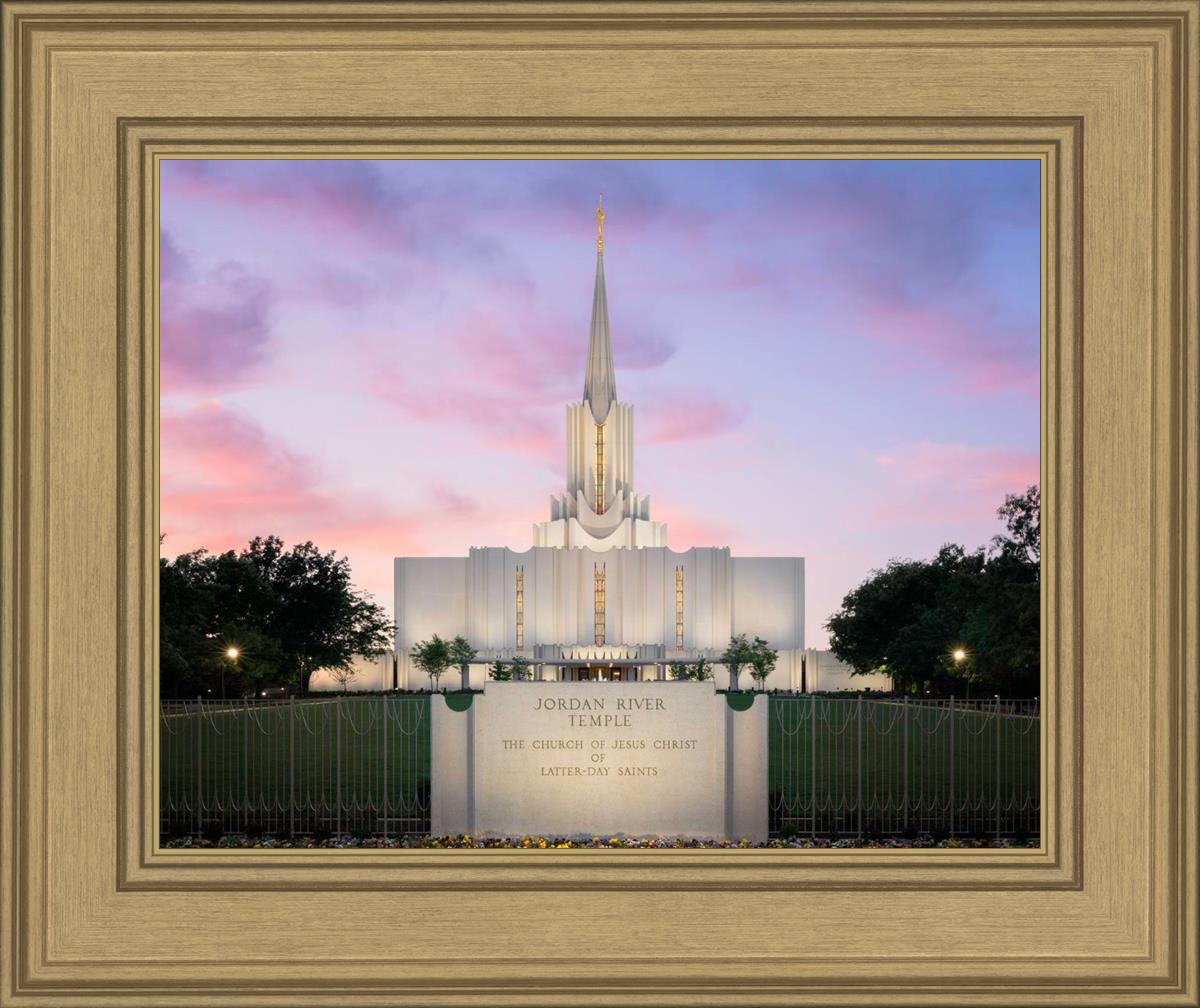 Jordan River Temple Eventide