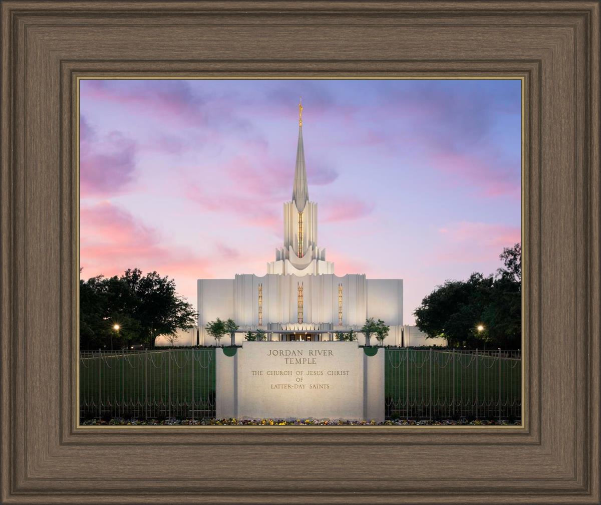 Jordan River Temple Eventide