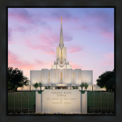 Jordan River Temple Eventide