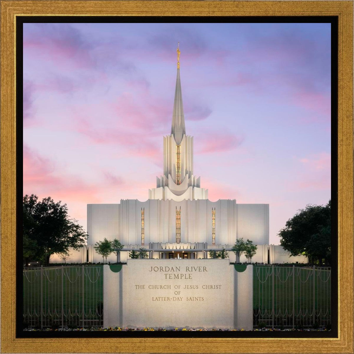 Jordan River Temple Eventide